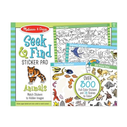Melissa & Doug Seek & Find Sticker Pad – Animals – Recenzja i Opinia